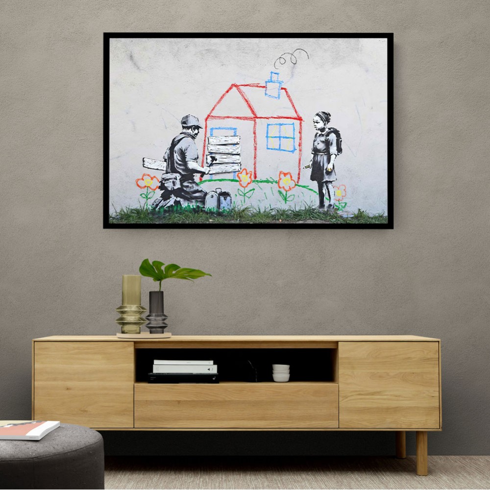 Crayon for Closure Banksy Wall Art